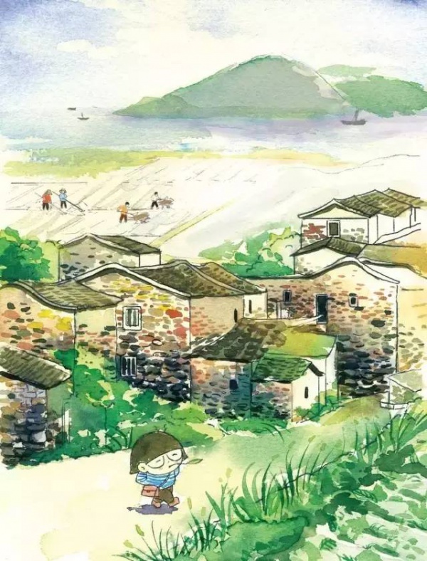 太令人神迷了：手繪版的閩南古厝，竟然美成了這樣……