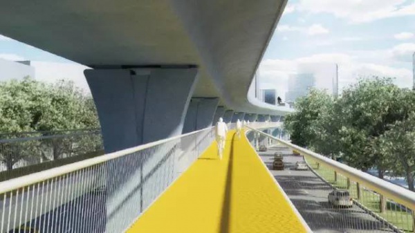 我市將建“空中”自行車道，高空騎車原來是這種feel～