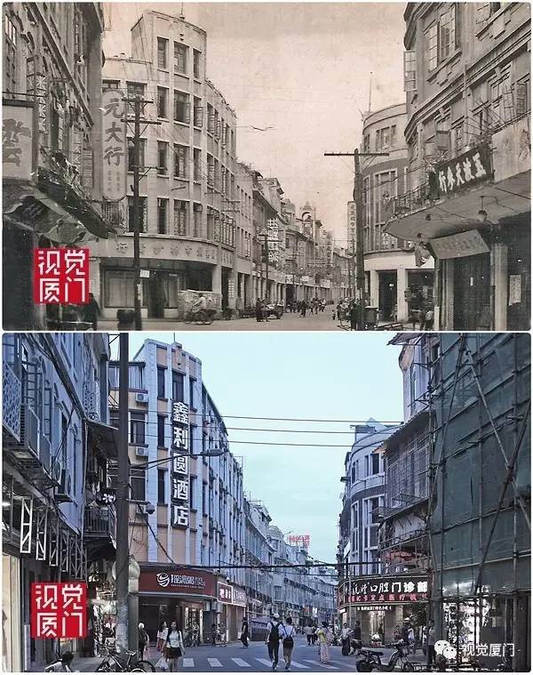 新舊對比|大同路曾是廈門最繁華的商業(yè)街，堪比東京銀座