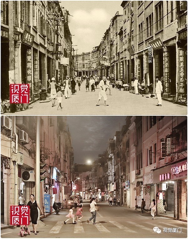 新舊對比|大同路曾是廈門最繁華的商業(yè)街，堪比東京銀座