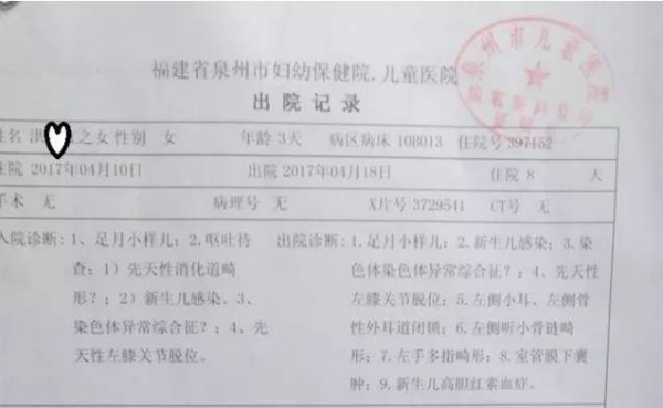 福建一產(chǎn)婦孕期產(chǎn)檢全正常，嬰兒生下來后卻發(fā)現(xiàn)有6種畸形！關(guān)于產(chǎn)檢，這些你必須知道！